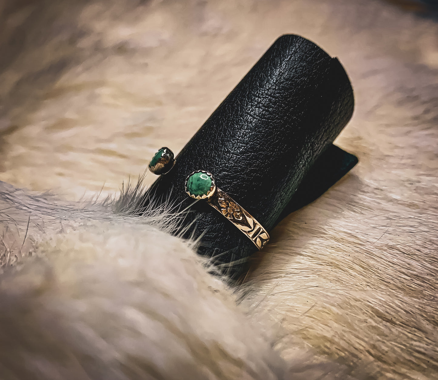 Genuine turquoise ring