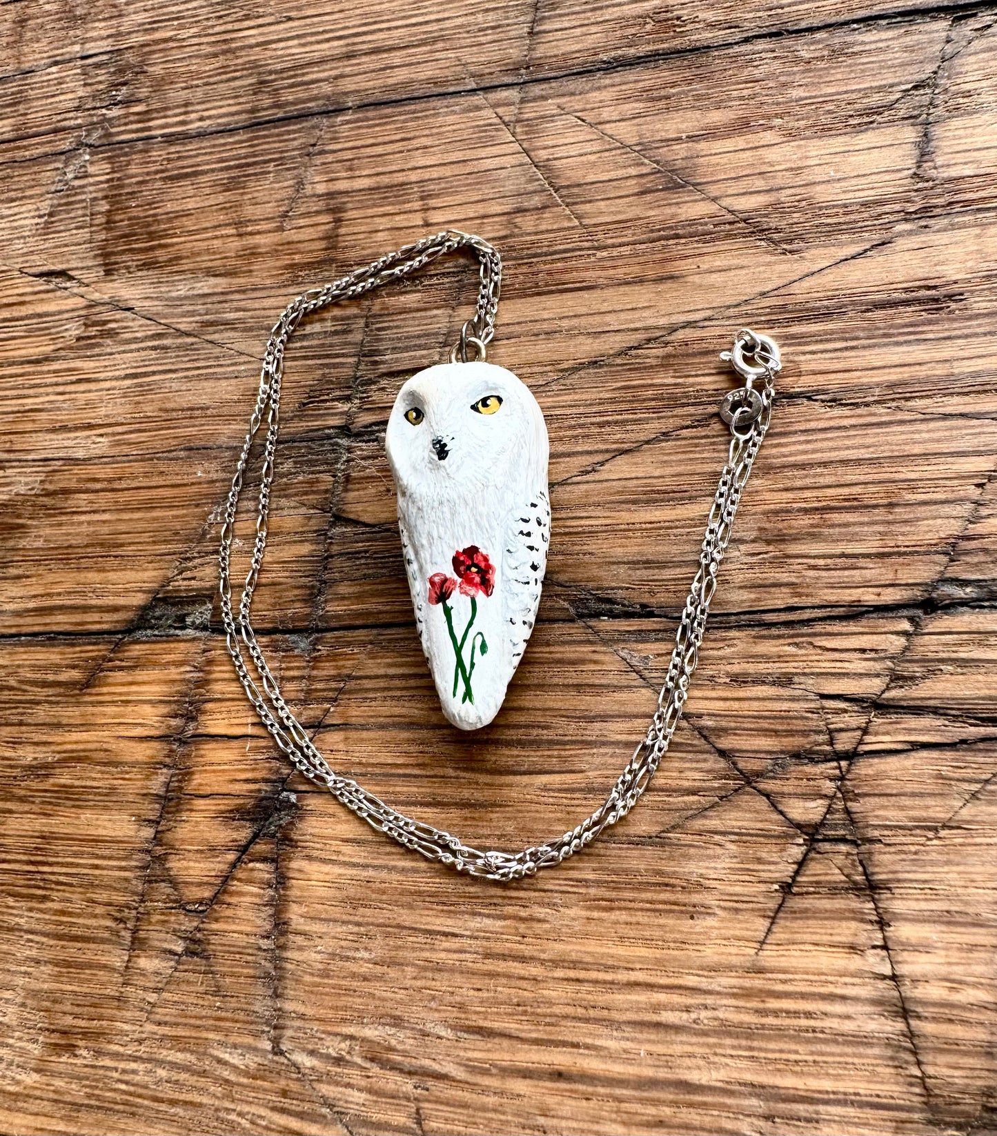 Snowy Owl necklace