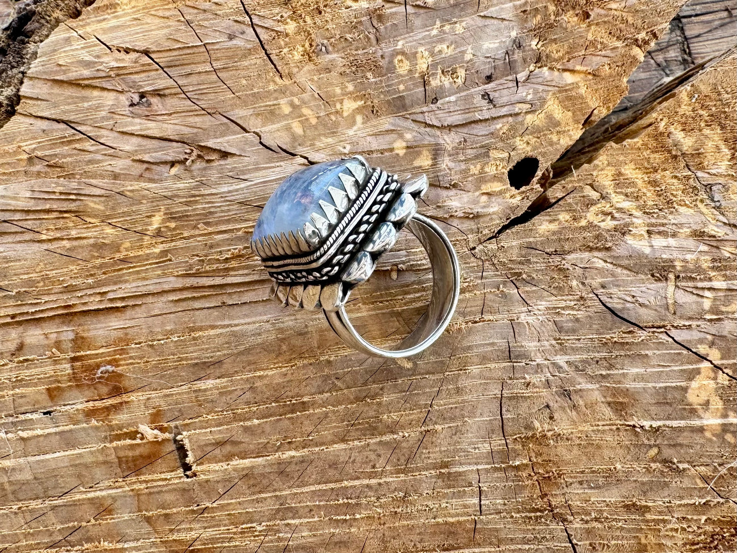 Sterling Silver moonstone ring