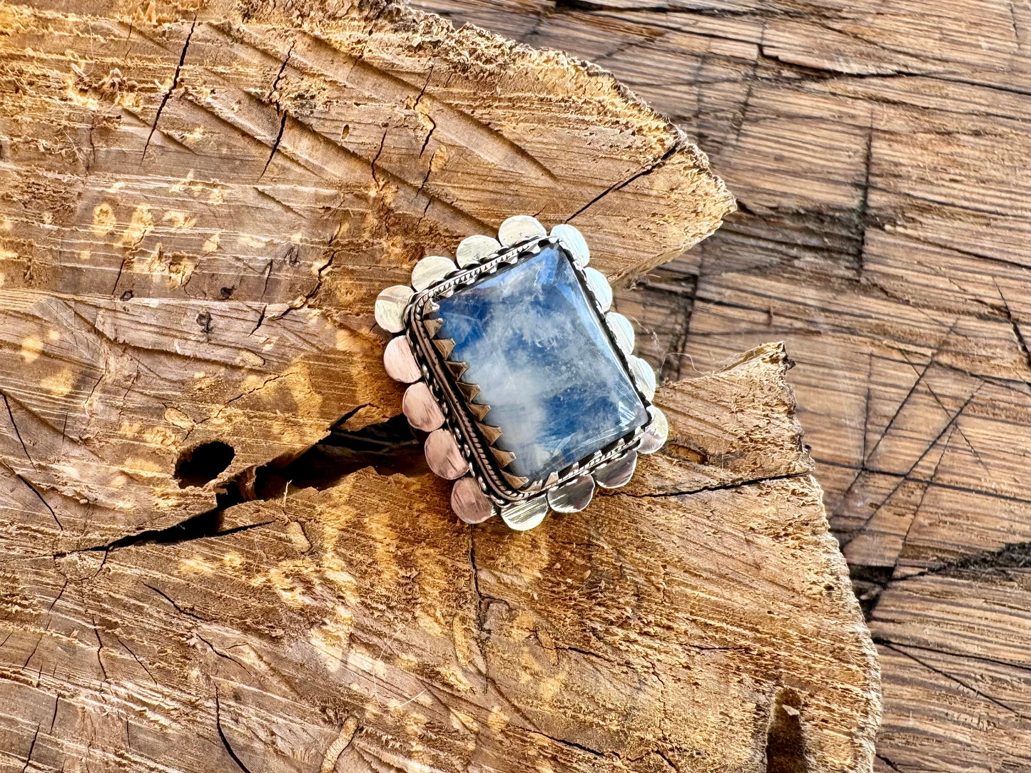 Sterling Silver moonstone ring