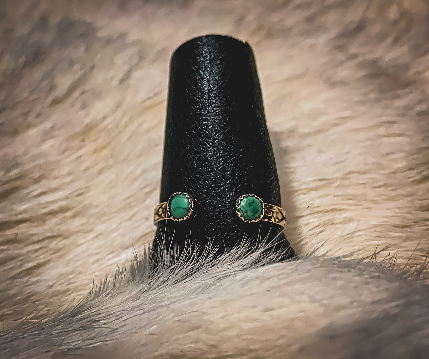 Genuine turquoise ring