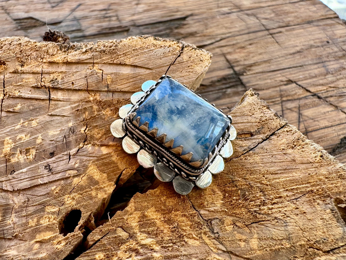 Sterling Silver moonstone ring