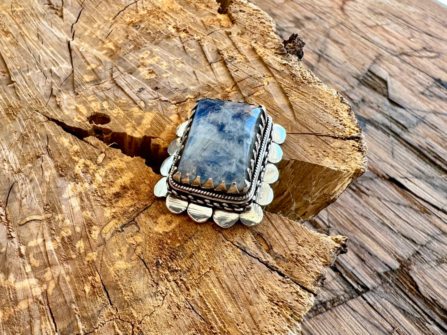 Sterling Silver moonstone ring