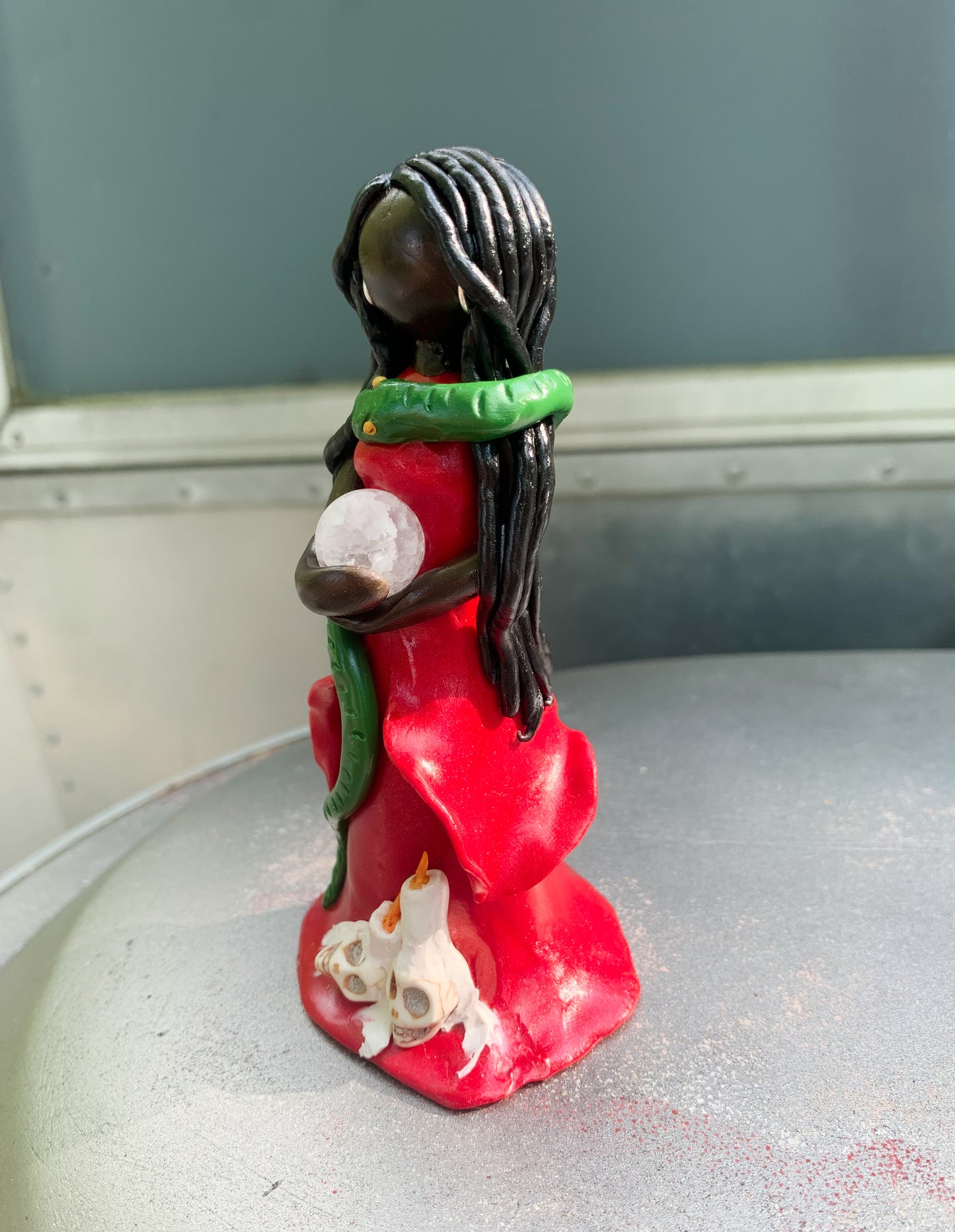 Clay voodoo goddess