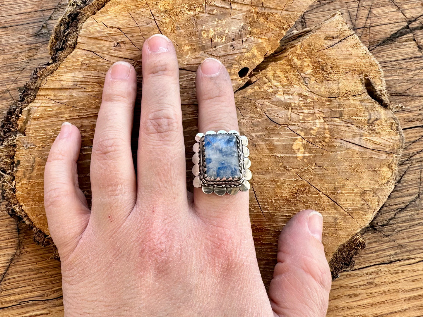 Sterling Silver moonstone ring