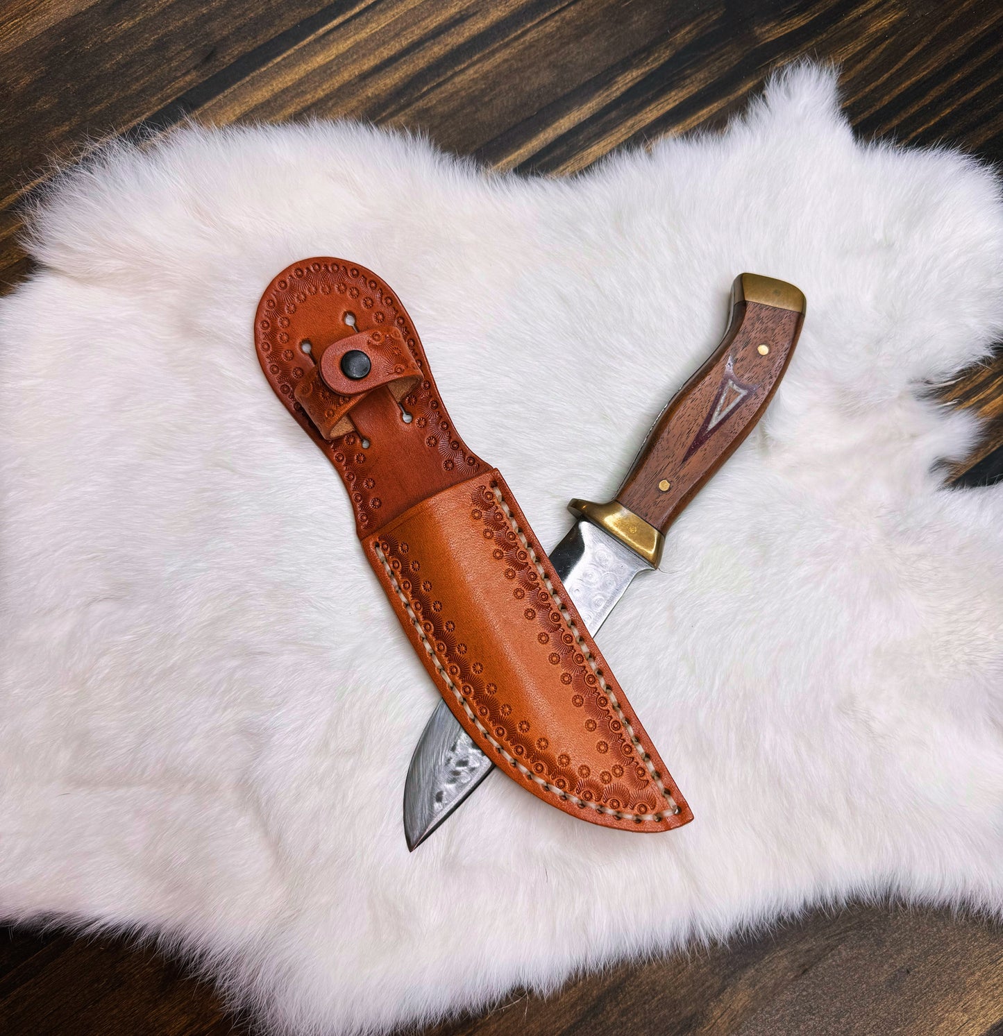 Cowboy boot knife sheath