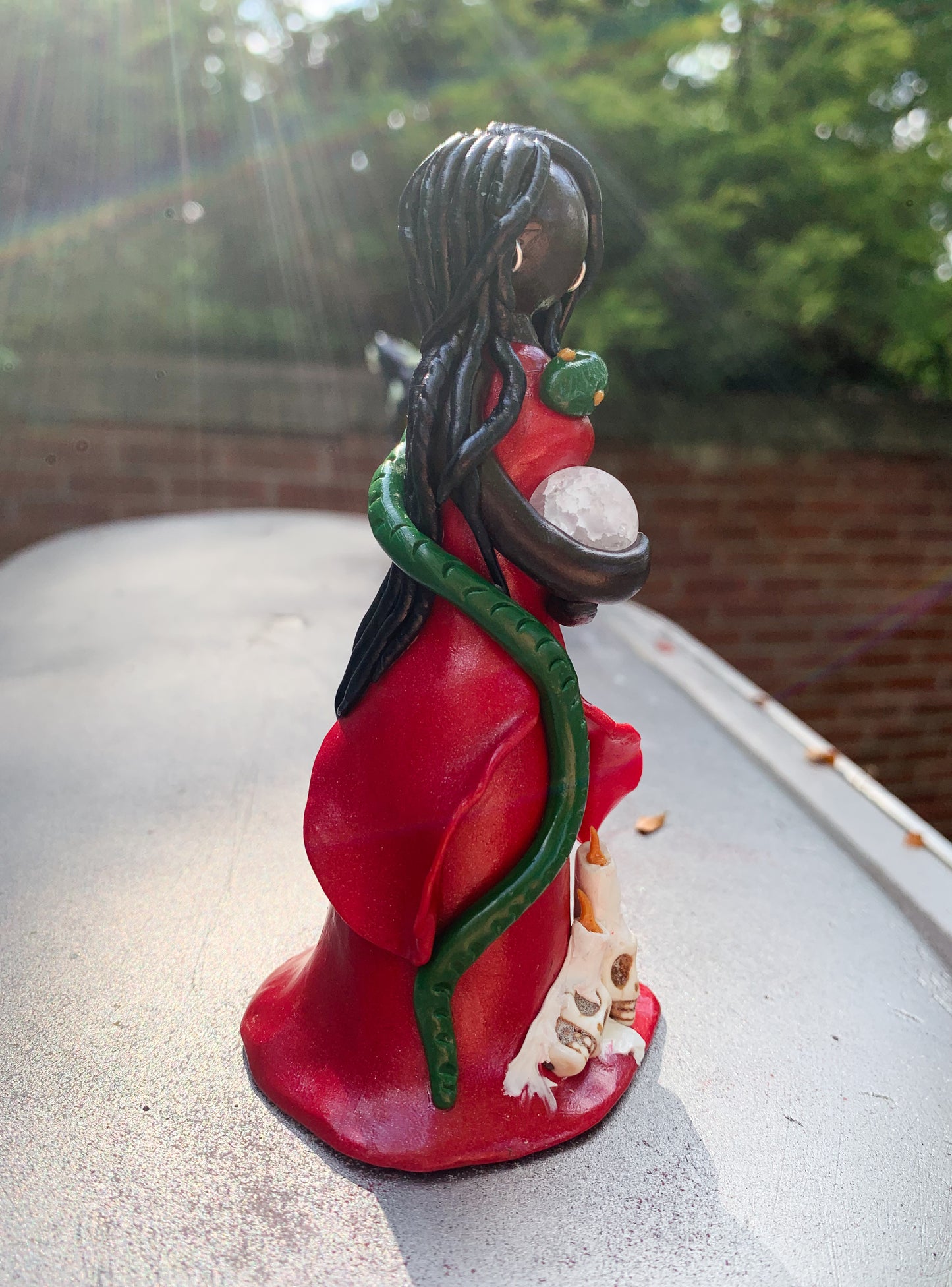 Clay voodoo goddess