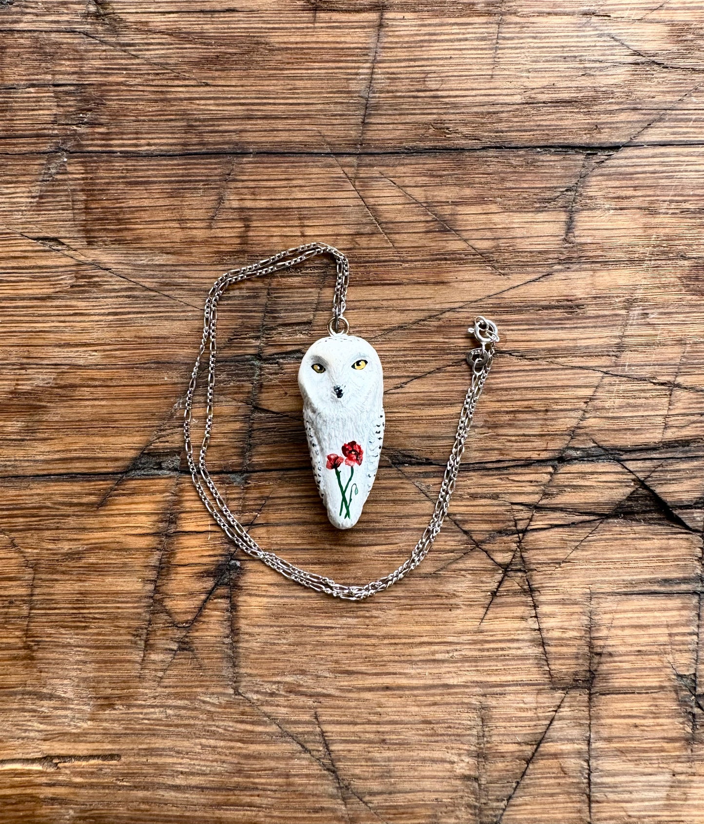 Snowy Owl necklace