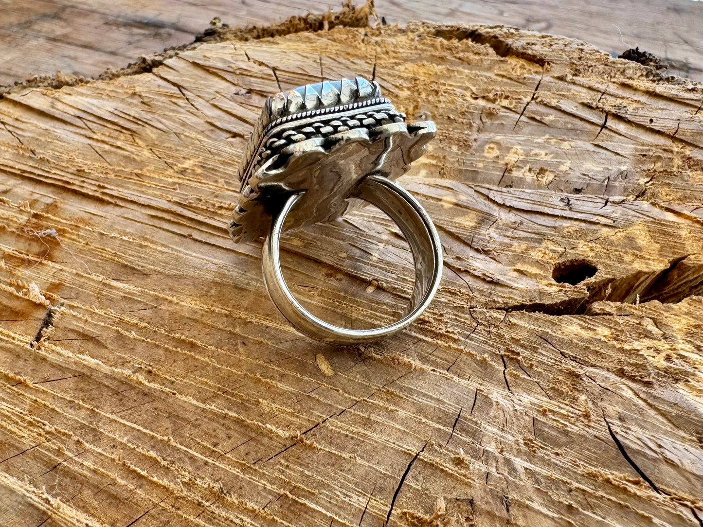 Sterling Silver moonstone ring