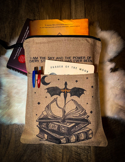 Iron flame and fourth wing inspired book sleeve