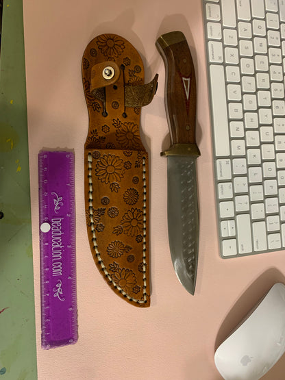Cowboy boot knife sheath