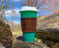 Leather coffee cozie