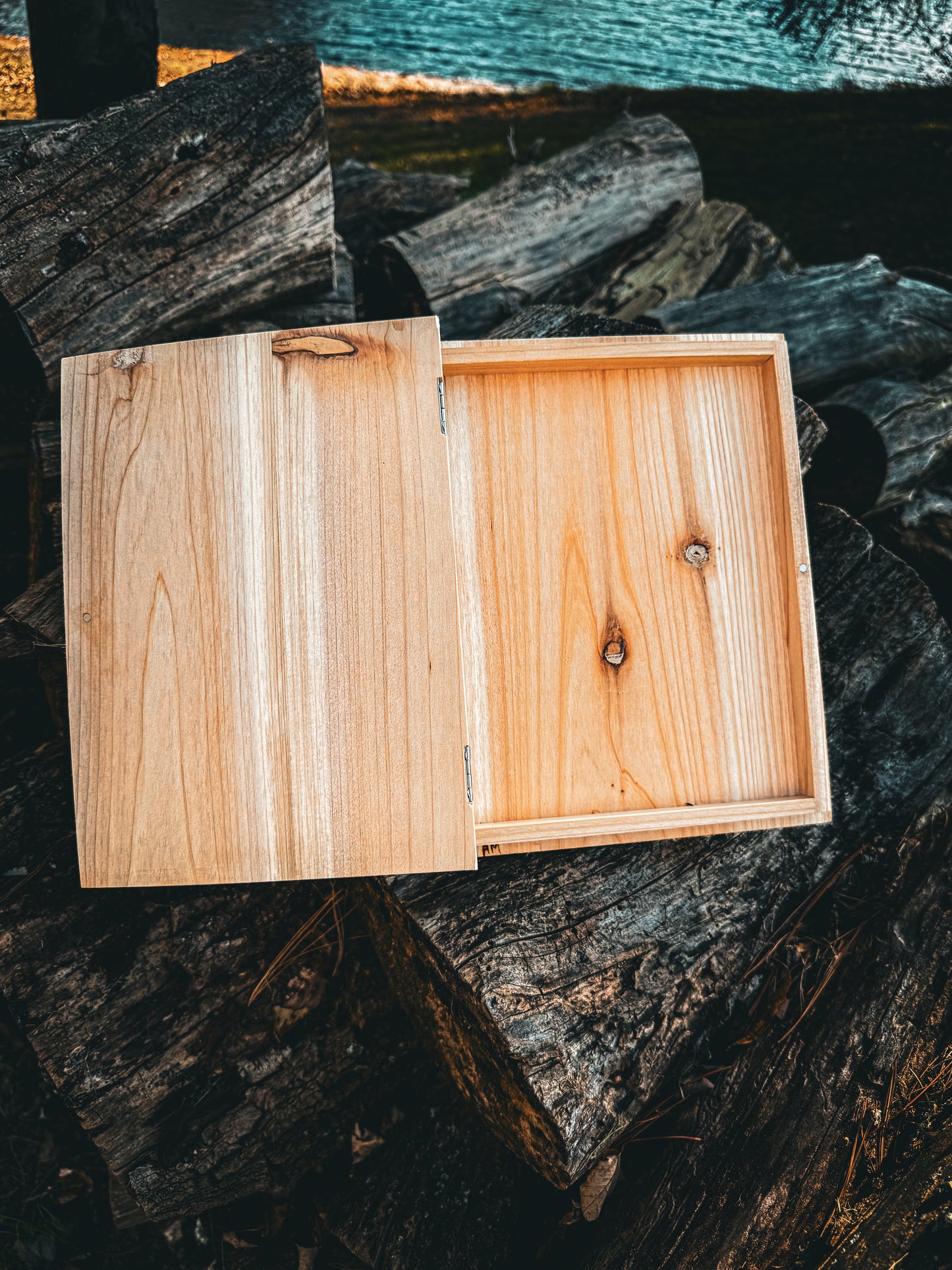 Witchy wood burned keepsake box
