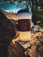 Leather cup sleeve